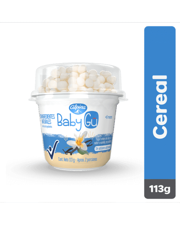 Yogurt Baby Gu Entero Vainilla Cereal 113 G