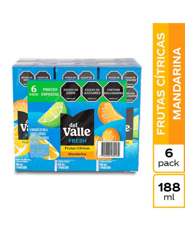 REFRESC DEL VALLE SURTD 188ML X6 P/ESP