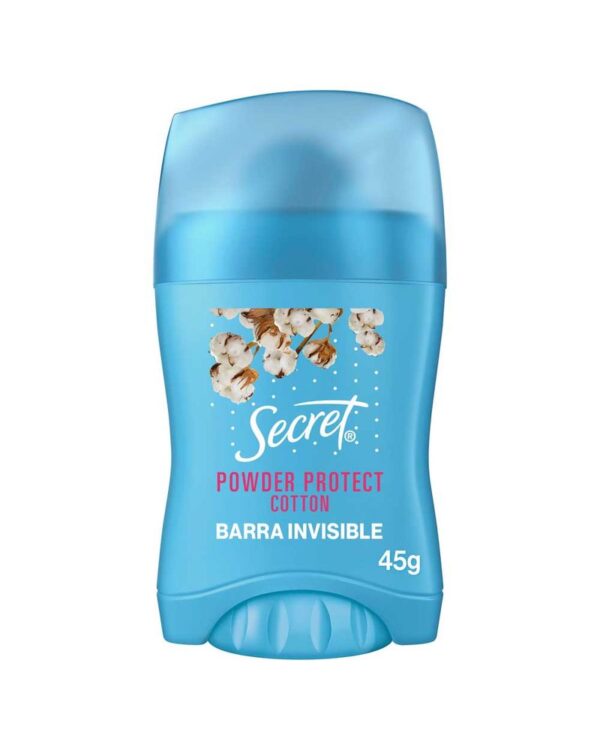 Desodorante Antitranspirante Mujer Secret Barra Powder Protect Cotton 45 G