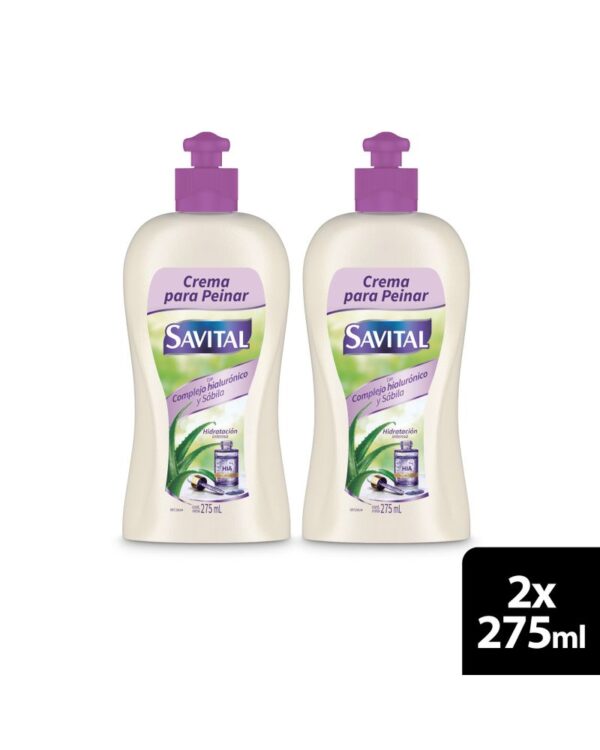 Crema De Peinar Savital Complejo Hialurónico 275 Ml