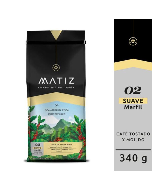 CAFE MATIZ MARFIL MOLIDO 340g