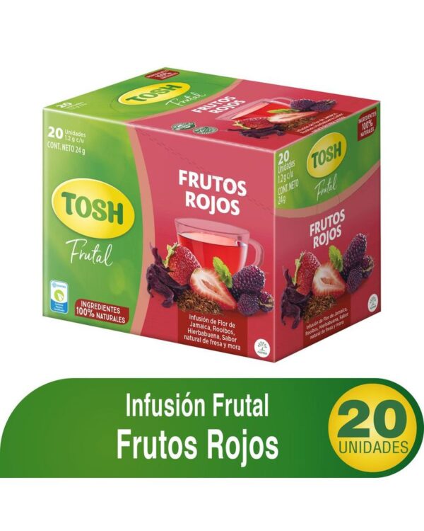 INFUSION TOSH FRUTOS ROJOS SOB X20un 24g