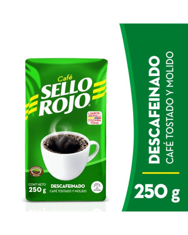 CAFE SELLO ROJO DCAFEIN 250 G