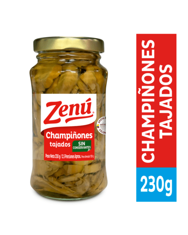 CHAMPIÑON ZENU TAJADO 230g