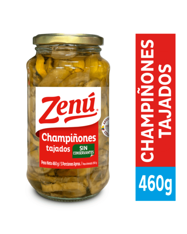 CHAMPIÑON ZENU TAJADO 460g