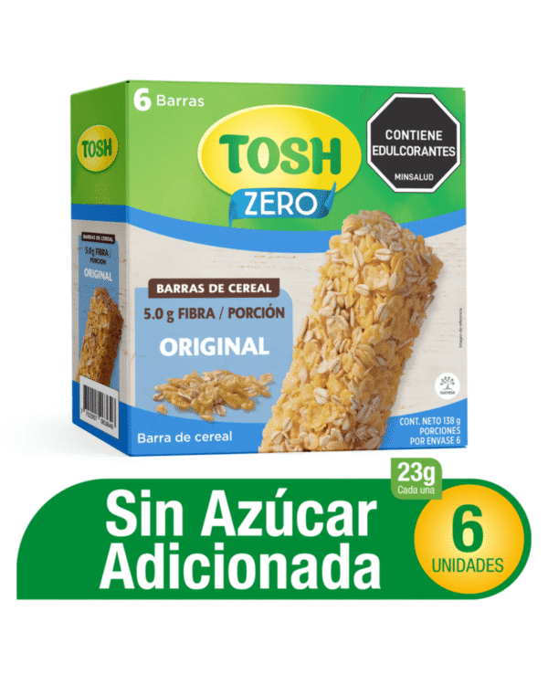 CEREAL TOSH BARR LYNE S/AZUCAR 23g X6un