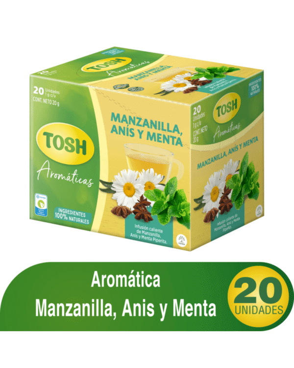 Aromática Tosh Manzana Anís Menta 20 G X20 Sobres