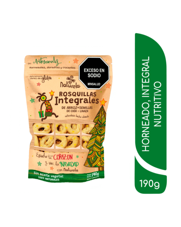 PASABOCA NATURELA ROSQUILLA CHIA/LIN BS 190G