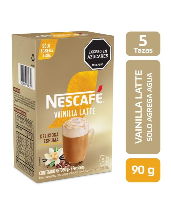 CAFE NESCAFE LATTE VAINILL 18G X6