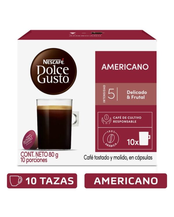 CAFE NESCAF DOLC GUST CAF AMER CAPS 80G