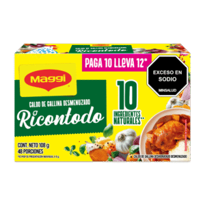 Caldo De Gallina Maggi Desmenuzado RICONTODO 12X10 108G