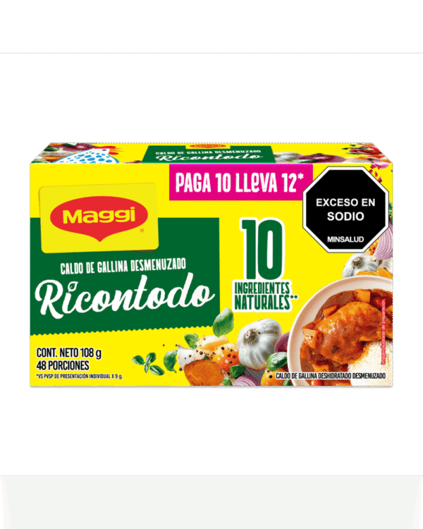 Caldo De Gallina Maggi Desmenuzado RICONTODO 12X10 108G