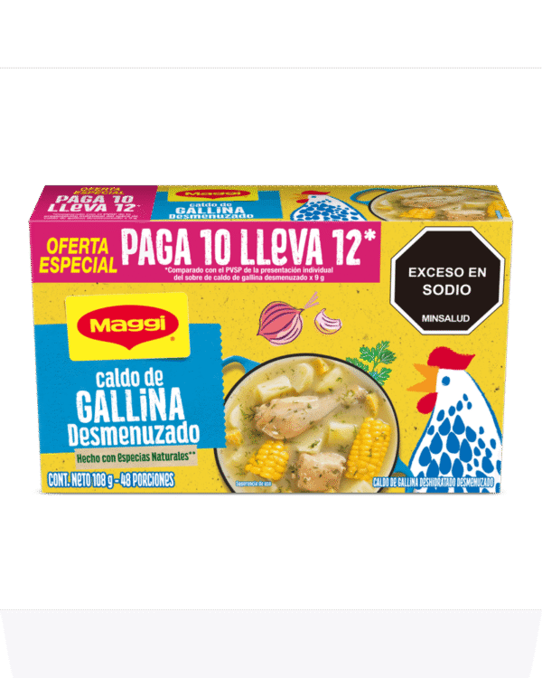 CALDO GALLIN MAGGI DESMEN 12X10 108G