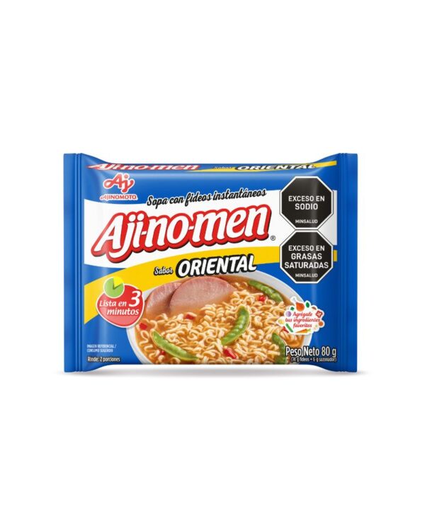 Sopa Ajinomen Instantánea Oriental Con Fideo 80 G