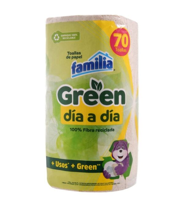 TOALLA COC FAMILIA GREEN DIA/DIA X1 70HJ