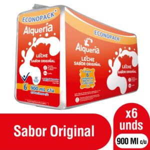 Leche Entera 900ml X 6unds  Alqueria
