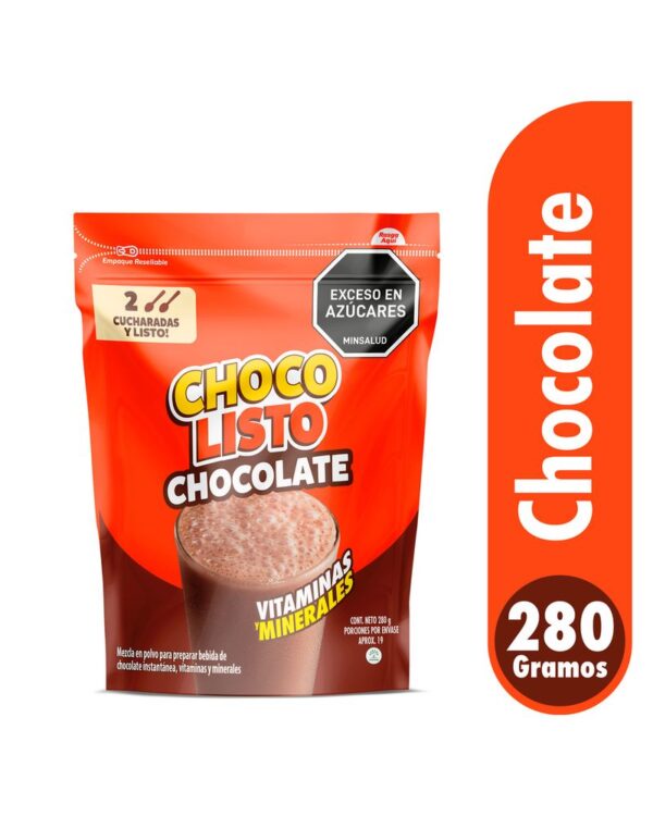 MOD LECHE CHOCOLISTO CHOC 280 G