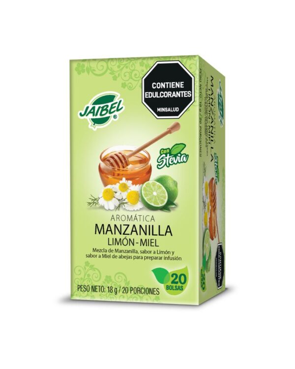 Infusión Jaibel Manzanilla Miel Limon 18G