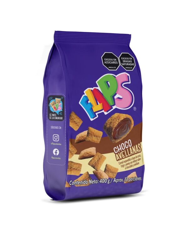 CEREAL FLIPS AVELLANAS BOLSA 400g