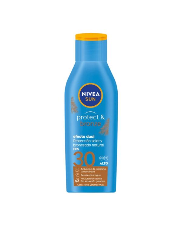 BRONCEADOR NIVEA 30 FPS 200 ML