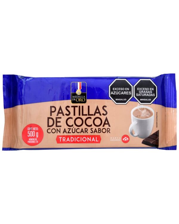 Cacao Medalla De Oro Tradicional Pastilla 500 G