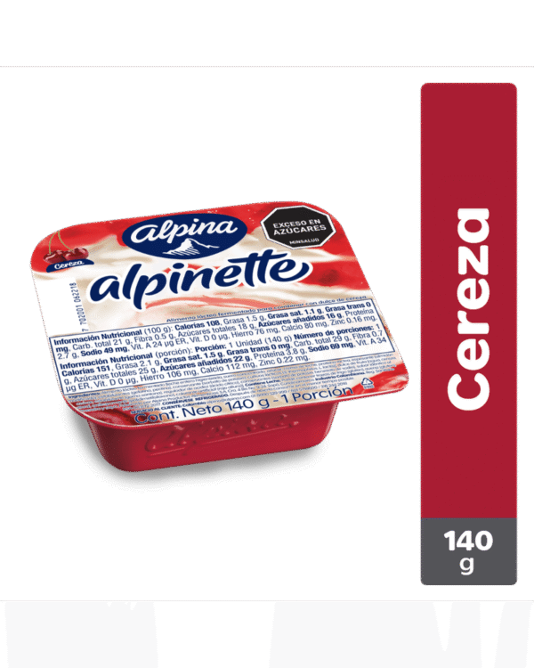 Producto Lácteo Alpinette De Cereza 140 G