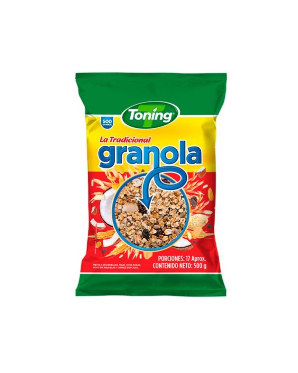 Granola Toning 500 G Precio Especial