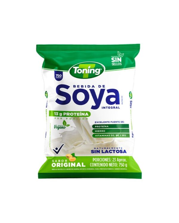 Alimento De Soya Toning Natural 750 G