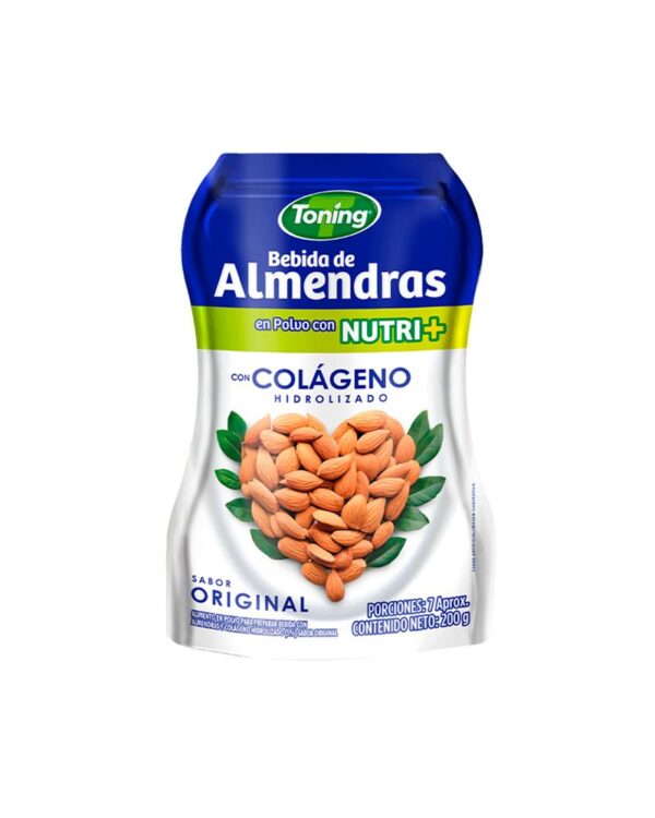 Alimento Toning Forza Almendras Original En Polvo 200 G