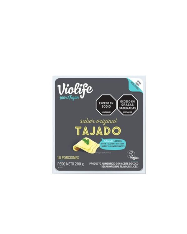 Queso Violife Original Vegano 200 G X10 Tajadas