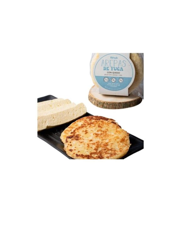 Arepa De Yuca Con Queso Fithub X 5 Unds 500 G