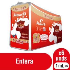Leche Super Cremosa 1000ml Sixp Alqueria