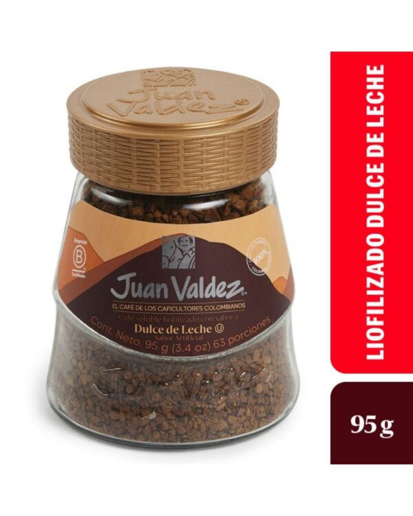 Café Juan Valdez Liofilizado Dulce De Leche 95 Gr