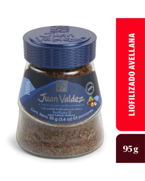 Café Juan Valdez Liofilizado Avellana 95 Gr