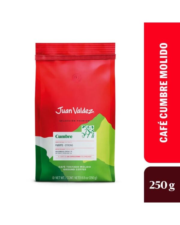 Café Juan Valdez Cumbre Molido 250 Gr