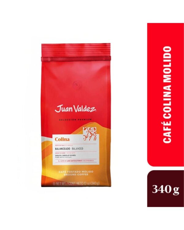 Café Juan Valdez Colina Molido 340 Gr