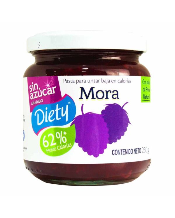 Mermelada Diety Mora Sin Azúcar 230 G