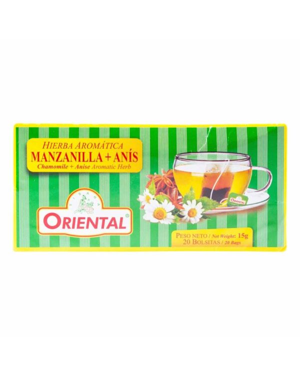Aromática Oriental Manzanilla Con Anís 15 G