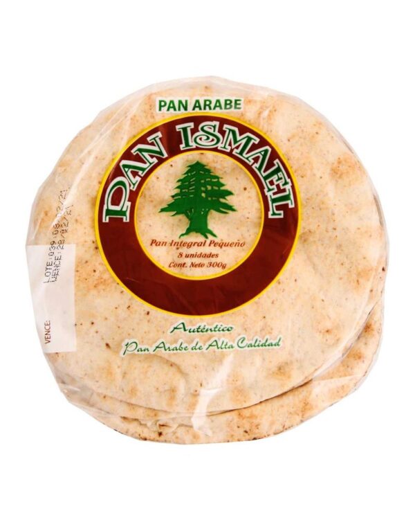 Pan Ismail Árabe Integral Pequeño 300 G X8 Unds