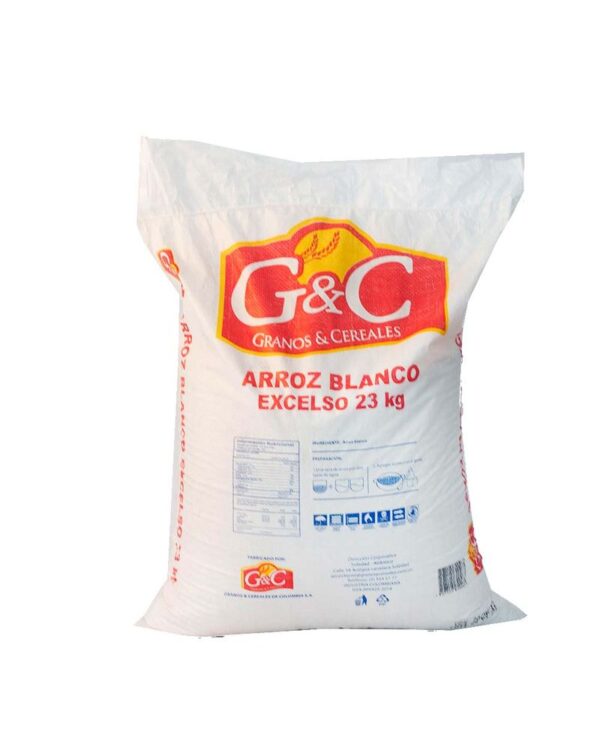 Arroz Olimpica Blanco Excelso En Bulto 23 Kg
