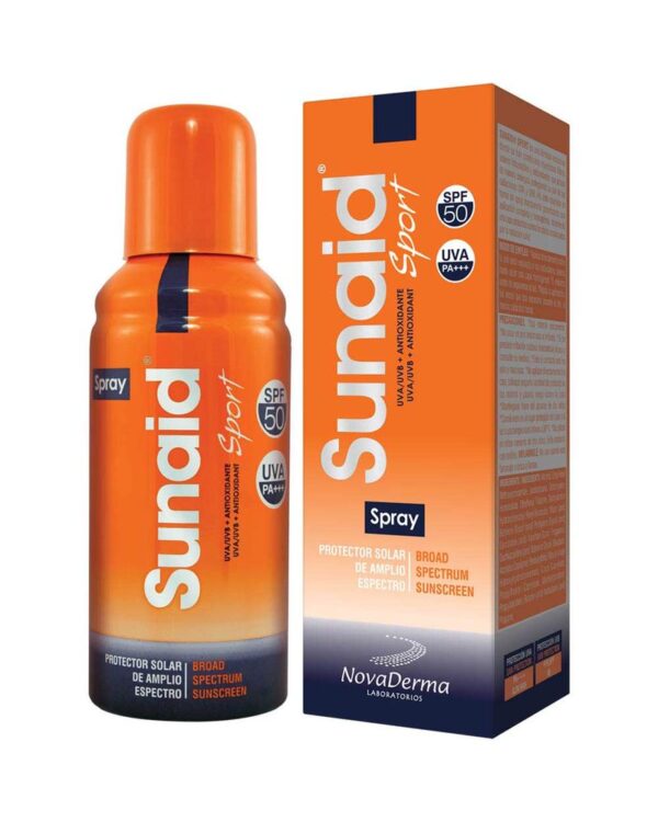 Protector Solar Novaderma Sunaid Sport Spf 50 Spray 180 ML