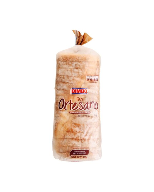 Pan Bimbo Tajado Artesano 500 G