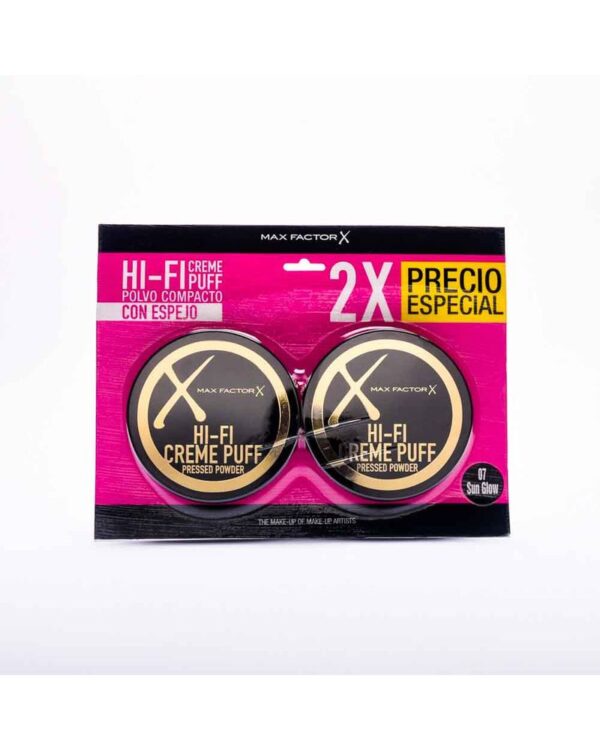 Polvo Compacto Creme Puff Max Factor 07 Sunglow X2 Unds