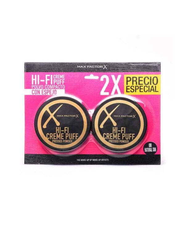 Polvo Compacto Creme Puff Max Factor 08 Natural X2 Unds
