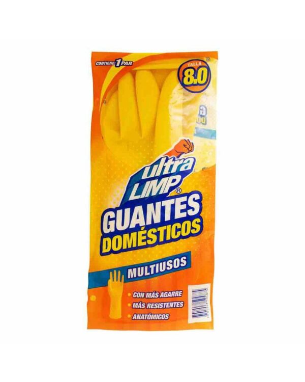 Guante Ultra Limp Amarillo Talla 8