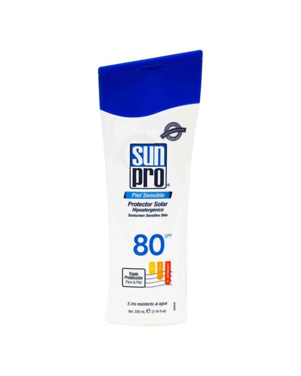 Protector Solar Sun Pro Spf80 Piel Sensible 220 Ml