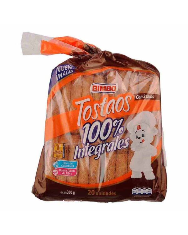 Tostada Bimbo Integral 2 Tacos 300 G X20 Unds
