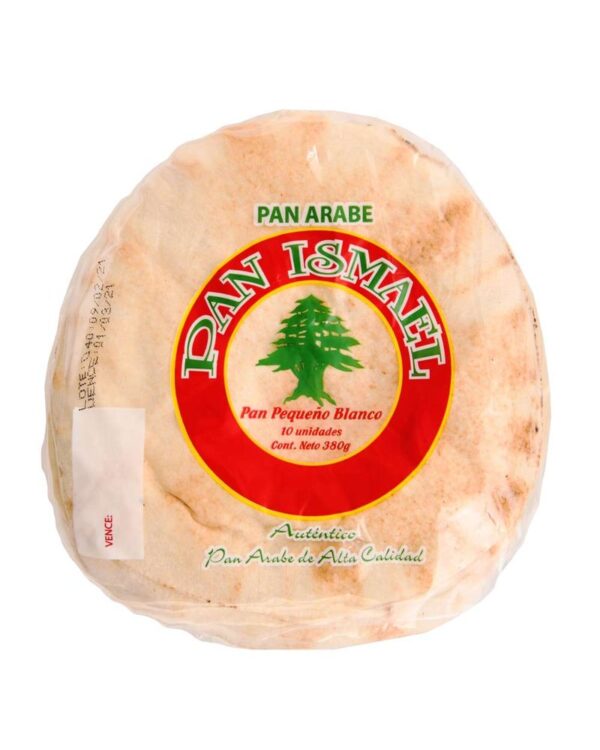 Pan Ismael Árabe Blanco De Calidad 380 G X10 Unds