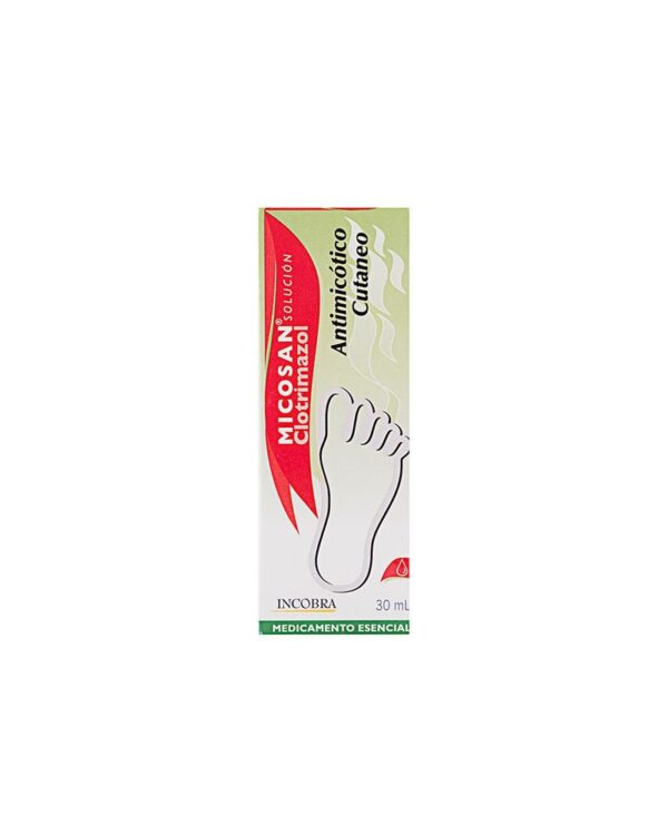 Micosan Incobra 1% Antimicótico Cutáneo Solución Tópica X 30 Ml