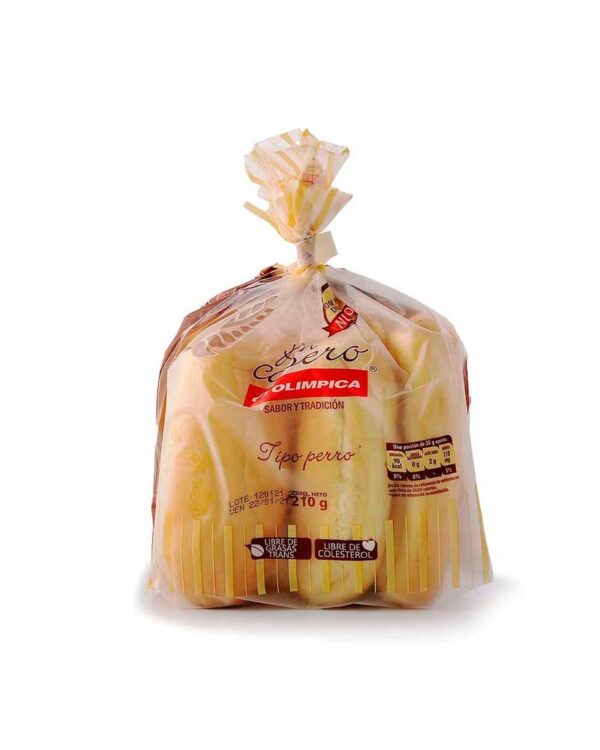 Pan Olimpica Perro Casero 210 G